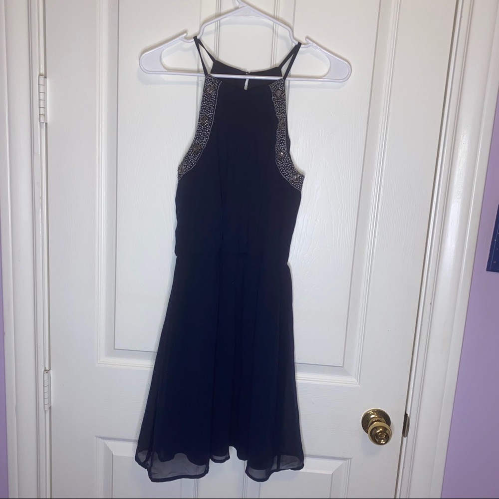 Teeze Me Navy Blue Party Dress